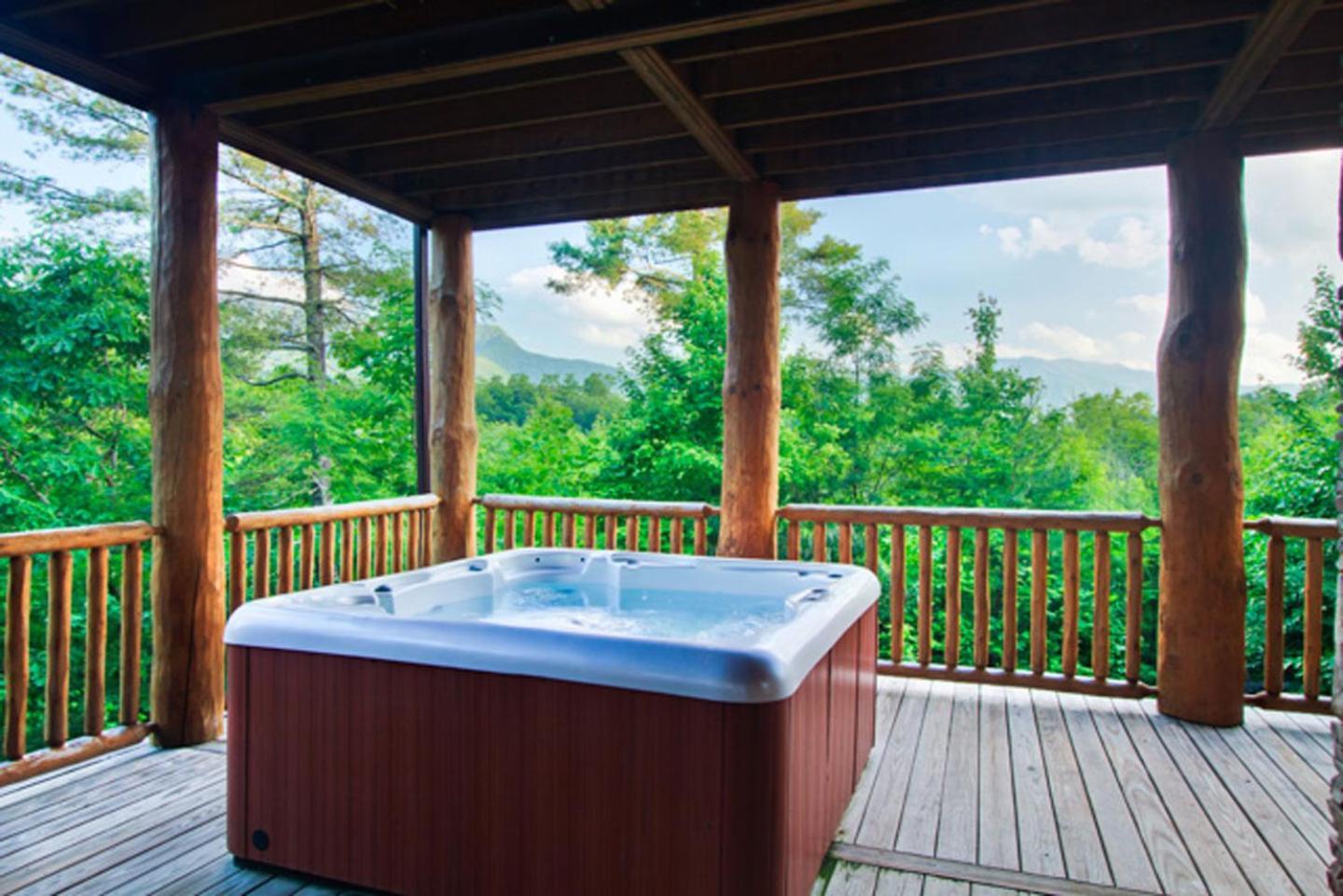 Big Bear Ridge Lodge - Breathtaking Mountain Views And Private Forest Scenes In Amazing Large Log Cabin 개틀린버그 외부 사진